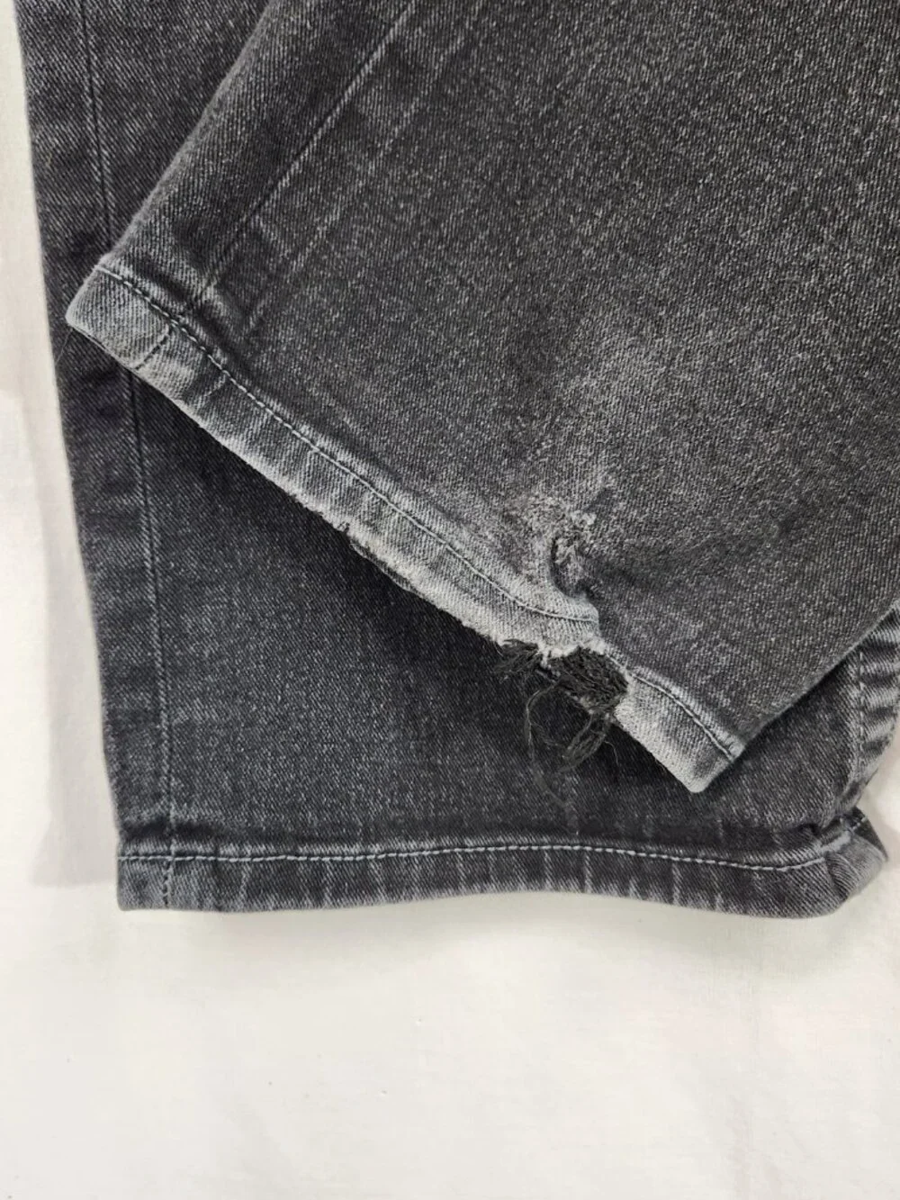 True Religion Brand Jeans Ricky Relaxed Straight Mens 36 Y2K Button Flap Black